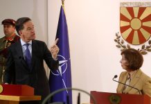 Μάρκ Ρούτε από τα Σκόπια: Στήριξη στις αμερικανοισραηλινές επιχειρήσεις κατά του Ιράν, χωρίς εμπλοκή του ΝΑΤΟ